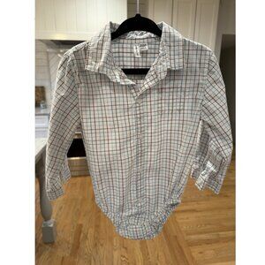 Janie and Jack Button Up Onesie/Bodysuit 24M